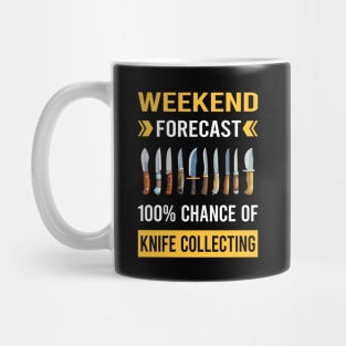 Weekend Forecast Knife Collecting Knives Mug